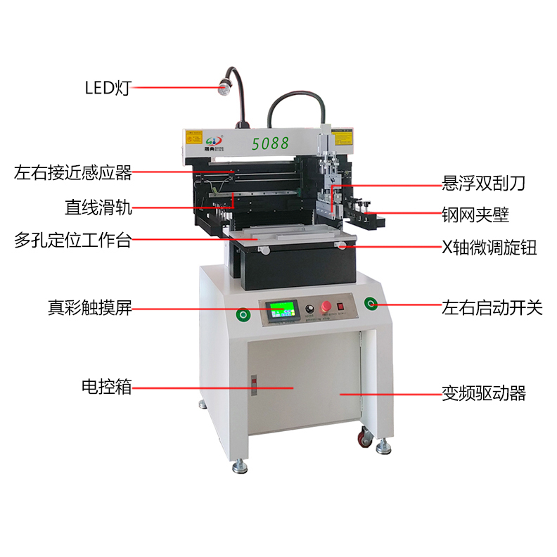 smt設(shè)備晟典錫膏印刷機